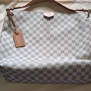 Louis Vuitton Graceful MM Damier Azur EUC